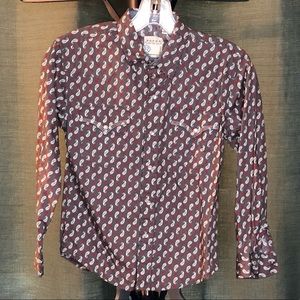 ROPER Boy’s Paisley Cowboy Button Down